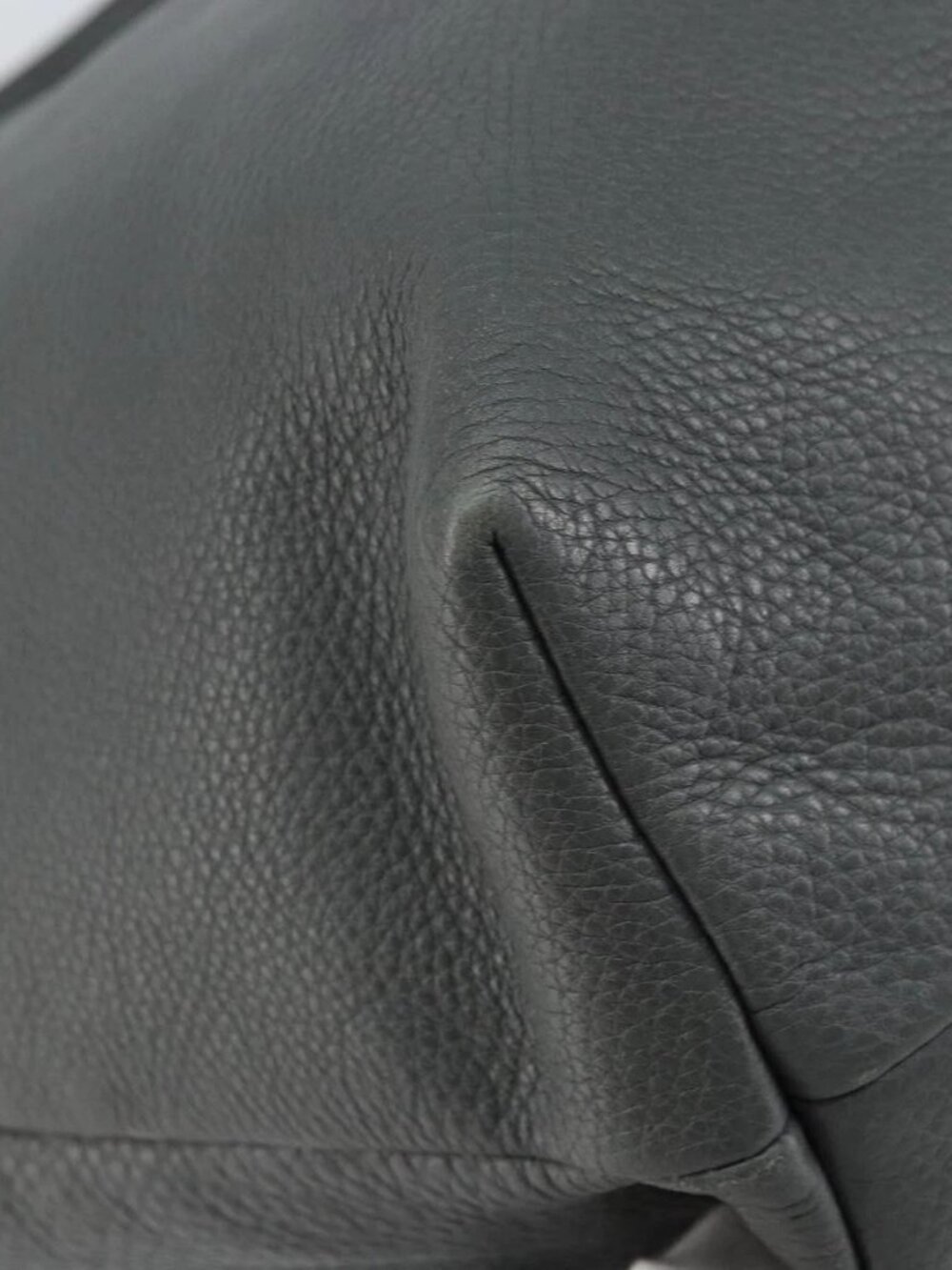 GUCCI Tote Bag Leather Outlet Gray Silver 354665 Auth 164491 - Picture 5 of 16